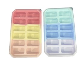 Molde silicona 12 rectangulos con tapa 